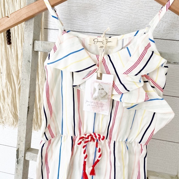 NWT Jessica Simpson Toddler Stripe Jumpsuit 24M - Picture 3 of 4